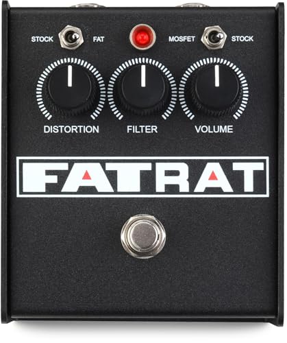 Pro Co Sound FATRAT Distortion Pedal with Selectable MOSFET Clipping and Thick Boost Distortion