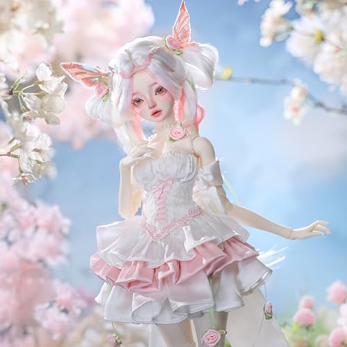 Muñeca Oueneifs BJD 1/4 Princesa Flores 46 cm miniatura 5