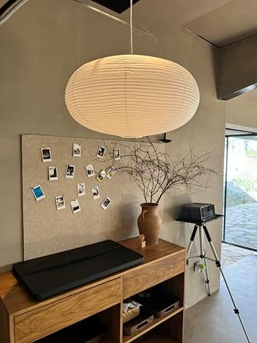 Henjjras large White Oblate Pendant Lamp Shade 55.5cm(21.85in) Ch...