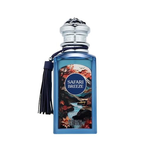 French Avenue Safari Breeze Eau de Parfum, Floral Fruity Fragrance, 100ml, Spring/Summer Scent with Blackcurrant, Coconut, Grapefruit