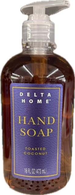 Hand Soap- Toasted Coconut- Delta Home, 3 pk~ total 48 ozs. (Toasted Coconut)