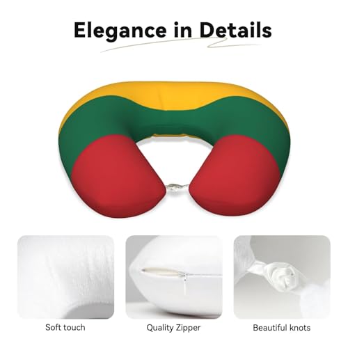 Almohada para cuello con diseño bandera Lituania miniatura 4