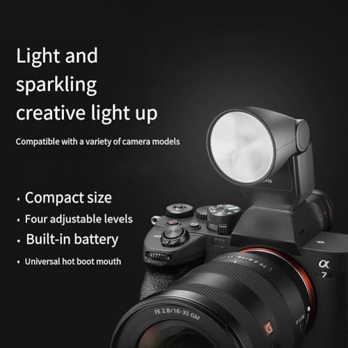 Flash GN8 rechargeable Type-C avec 4 niveaux de puissance pour photographie