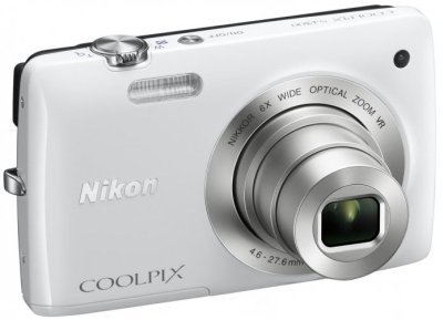 Nikon Coolpix S4300 16MP Point-and-Shoot Digital Camera (White