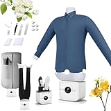 IYUESQ Automatisches Dampfbügeleisen, professionelles, freihändiges Bügelgerät mit Einstellbarer Zeit und Temperatur, 109 Poren, aufblasbarer Bügelhaube, für Hemden, Schuhe und Hosen.