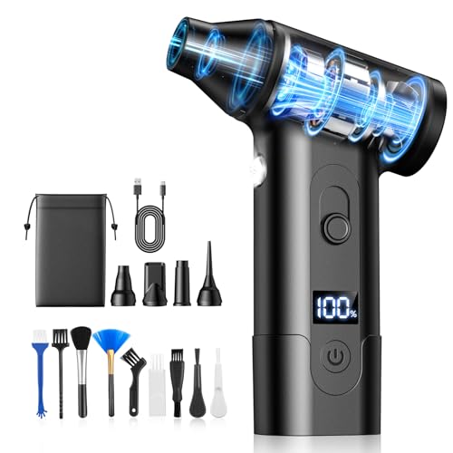 �yAmazon.co.jp����zLeavDust �G�A�_�X�^�[ �d���u�����[ �u���A�[ ���^ 300000RMP������] 5��ރm�Y�� 100�i�K���� LED���C�g���� 9��ރu���V Type-C�[�d �ő�180���A���g�p �R�[�h���X �G�A�_�X�^�[ ��e��