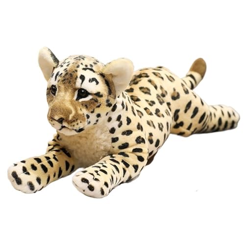 TOPLITHE Simulazione Peluche Tigre, Animali Selvatici Farciti Realistici Leopardo Leone