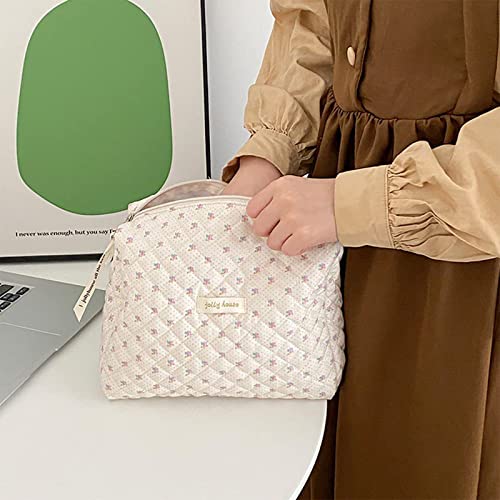 Ysong Makeup Cosmetic Bag ,Cotton Large Travel Organizer Toiletry Bag For Women For Toiletries Accessories Brushes #TOP5