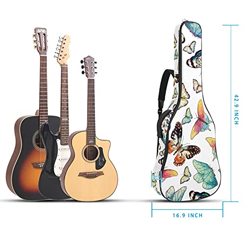 Housse guitare acoustique aquarelle pour cours de musique et répétitions folk