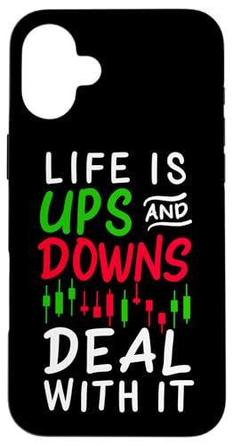 Life Is Ups & Downs Deal With It ���� �،������ FX�g���[�f�B���O �X�}�z�P�[�X iPhone 16 Plus �p