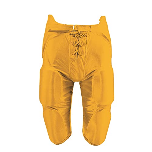 MARTIN Adult Football Pants, Small, Gold