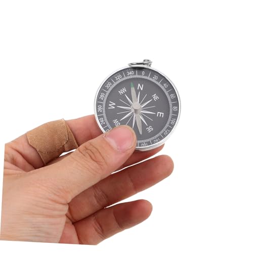 Brújula de aluminio compacta 4 piezas POPETPOP miniatura 4