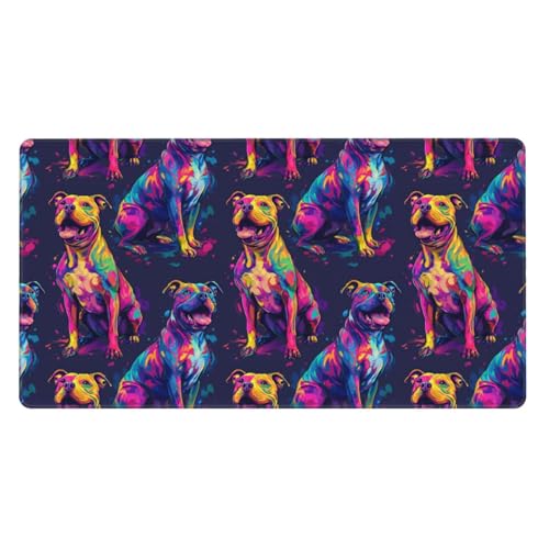 Tapis de souris de jeu grand format bords cousus pour éliminer les glissements