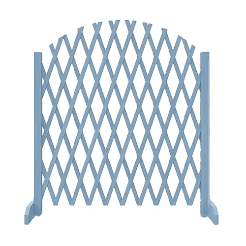 Clôture en bois rétractable et barrière extensible pour jardin