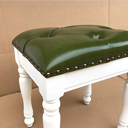 Taburete de maquillaje lavable con botón gzz para dormitorio 2