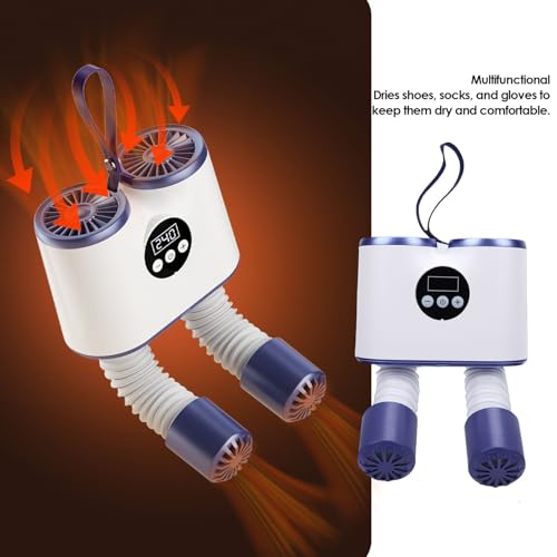 Secador de calzado portátil Diydeg con temporizador miniatura 3