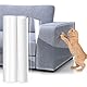 Uross Kratzschutz Sofa Katze, 5m x 43cm Katze Sofa Transparent Kratzschutzfolie Couch für Möbel von Katzen, Selbstklebendes Katzenmöbelschutz, Kratzschutz für Hundetüren Wand und Tür