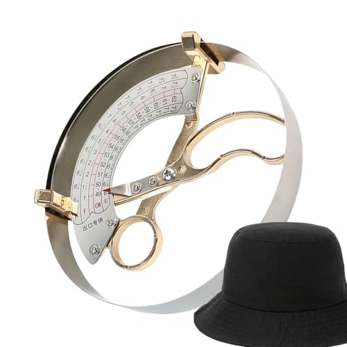 Hat Measuring Tool - Adjustable Cap Device, Flexible Helmet Size Gauge | Custom Ruler for Headwear Production, Knitting Accessory for Hat