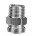 Chrome Plated Brass Pre-Rinse Hose Adapter Converts Encore Hose to Male 1/2