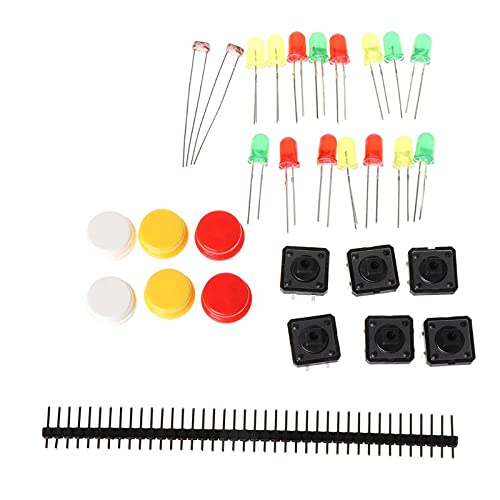 Lysee 3D Printer Parts & Accessories - 1Set R3 Mini Breadboard LED Jumper Wire Button 203B
