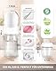 Hundetrinkflasche für unterwegs 550ml Hunde Trinkflasche für unterwegs, Wasserflasche für Hund und Katze Wasserflasche Hund Trinkflasche to Go Wassernapf unterwegs 550ml + 100g Futterbehälter (weiß)