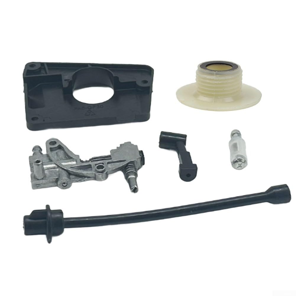 Replacement Chainsaw Oil Pump Kit Compatible with For 4500 5200 5800 and 45CC 52CC 58CC Models Featuring Full Component Set