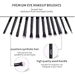MSQ-Eye-Makeup-Brushes-12pcs-Eyeshadow-Makeup-Brushes-Set-with-Soft-Synthetic-Hairs-Real-Wood-Handle-for-Eyeshadow-Eyebrow-Eyeliner-BlendingBlack-without-bag