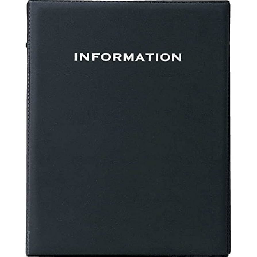 Amazon.co.jp: インフォメーション ビニールタッチ (A4 4穴