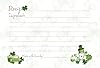 Luck of the Irish 4x6 Recipe Card, St. Patrick's Day, Shamrock Gnome Design, Made in USA (Pack of 40) #1
