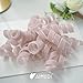AIMUDI Rose Gold Velvet Bows for Gift Wrapping 6.5'' Christmas Curly Bows Self Adhesive Gift Bows for Presents, Treat Bags, Wine Bottles Party Holiday Wedding Decorations - 6 Counts