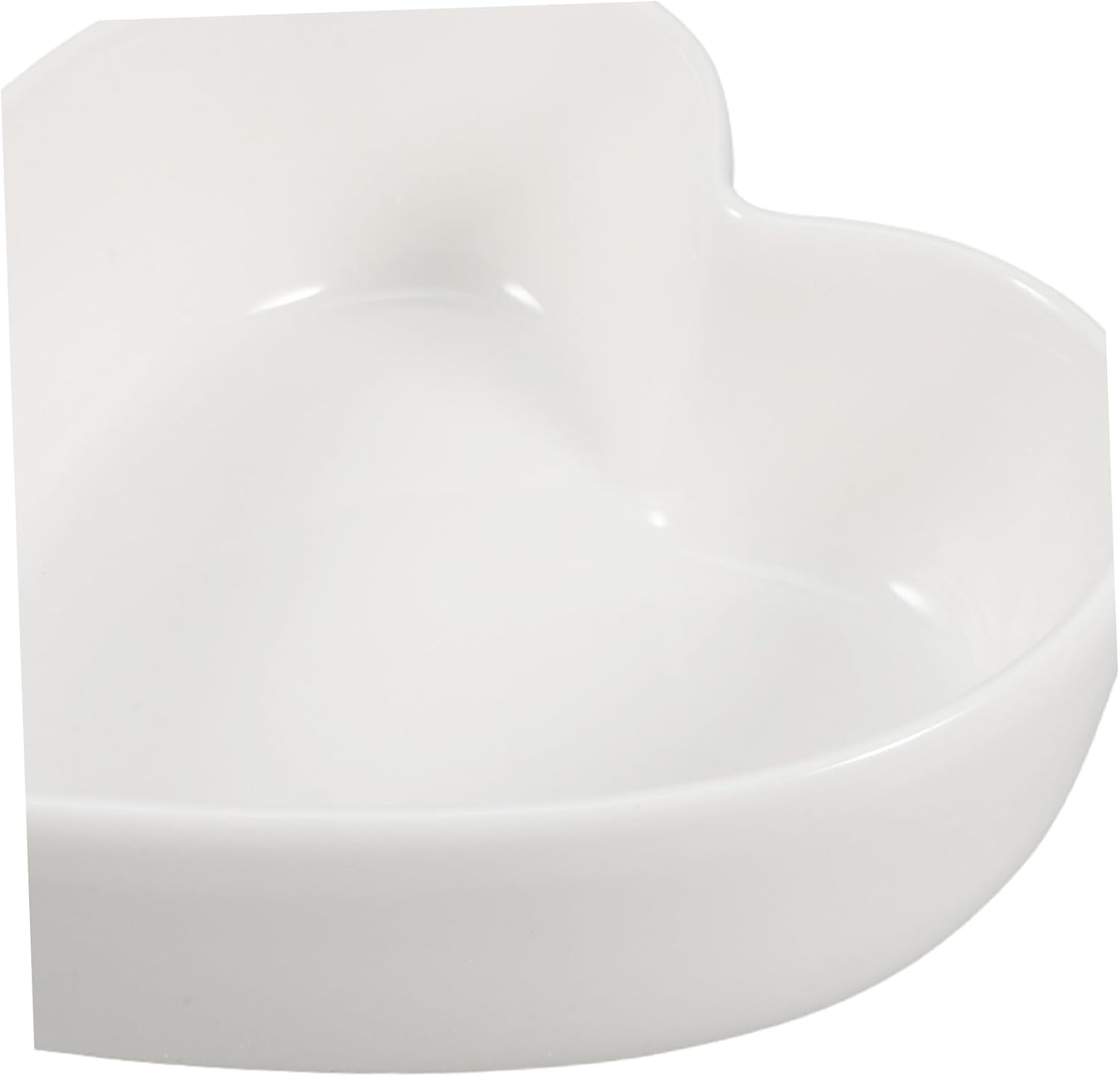 ULTECHNOVO Heart Shaped Bowl Adorable White Candy Dish for Dipping and Serving for Valentine's Day Weddings and Celebrations