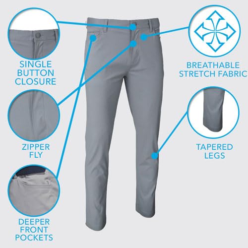 adidas Men's Go-to 5-Pocket Tapered Fit Golf Pants2