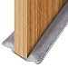 USUKUE Twin Door Draft Stopper, Under Door Bottom Seal Strip Noise Blocker for Door Insulation and Soundproofing, 42 inch Length Adjustable Suitable for 30, 32, 36 and 42 Inch Interior Doors