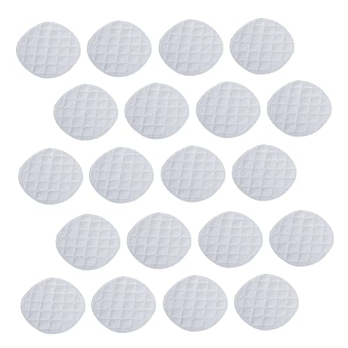 KOMBIUDA 20pcs Breast Pads Feeding Bra Pads Pads Breastfeeding Pads Feeding Pads Reusable Essentials Baby Products Ecological Cotton White Pregnant Woman Washable