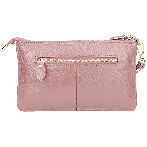 Image of Uromee Wristlet Wallet Clutch Purses for Women Genuine Leather Crossbody Bag Handbag with Detachable Shoulder Chain
