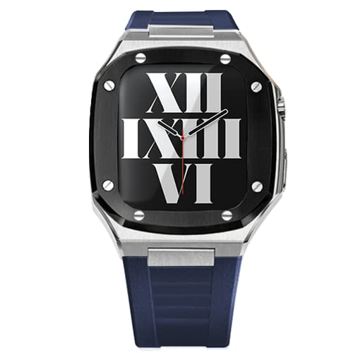 Boîtier métal Apple Watch 44mm et bracelet acier inoxydable contre les chocs quotidiens