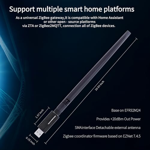 Coordonnateur Zigbee 3.0 Dongle USB EFR32MG24 pour Home Assistant - 4