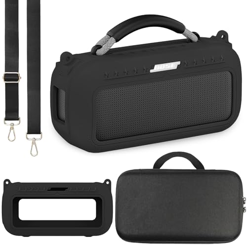 JCHPINE Silicone Cover and Carrying Case for Bose SoundLink Max Speaker