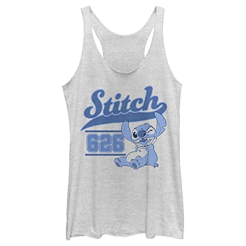 Disney Women's Lilo Stitch Collegiate Tri-Blend Racerback Layering Tank