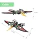 RC Flugzeug,2.4GHz Pterosaurier Dinosaurier Ferngesteuertes Flugzeugs Jet Fighter Quadcopter Flugzeugs mit 3D Flip Stunt Flugzeug Modell Spielzeug RFT Für Anfänger Kinder und Erwachsene (Grün)