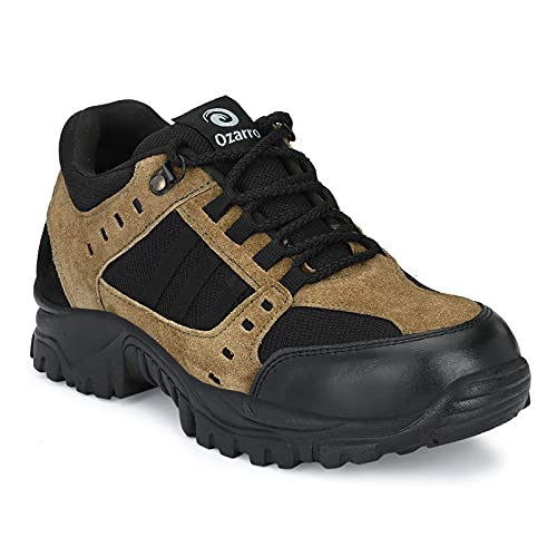 Ozarro Tan Suede Leather Steel Toe Safety Shoe (S4428) (B09GWDLHBS) Amazon Price History, Amazon Price Tracker