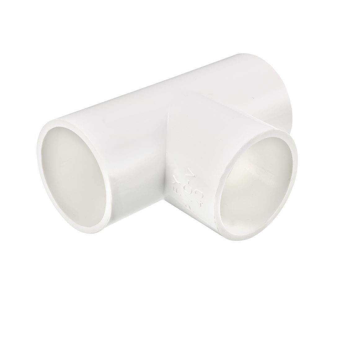 sourcing map 40mm Slip Tee PVC Pipe Fitting T Shaped Coupling Connector