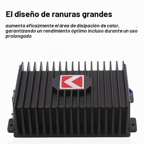 Amplificador para Automóvil de 4 Canales, Amplificador de Potencia 80Wx4 con Transformador de Cobre Puro para Audio Mejorado, Conexión Plug and Play, Compatible con la Mayoría