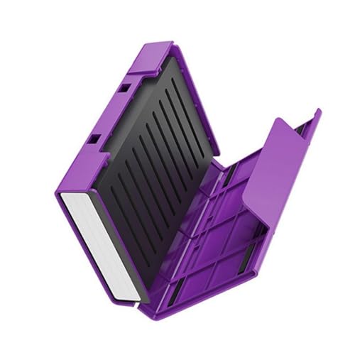 Scatola organizer per dischi rigidi in ABS supporta da 10 x 6.3 cm o 2.5 x 8.9 cm o per 10 custodie per custodia per il trasporto di