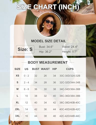 Image of Blooming Jelly Women One Piece Tummy Control Swimsuit Ribbed Color Block Bathing Suits Backless High Neck Swim Suit