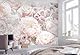 Komar Vlies Fototapete - Spring Roses - Größe 336 x 240 cm - Tapete, Schlafzimmer, Blumen - Bahnbreite 50 cm
