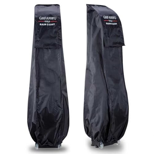 GMFanwu Golf Bag Rain Cover Waterproof Heavy Duty Nylon Golf Bag Cover Full Protection Against Rain & Dust Universal Golf Bag Rain Hood for Travel