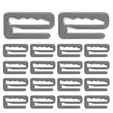 WESIEVYA 20 Stück Teiliges Barber Cape Clips aus Robustem Legierungsmetall Praktischer Ersatz Haken für Friseurumhang Fixierung Einfach zu Bedienen Vielseitig Einsetzbar für