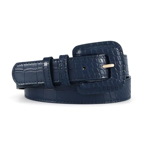 HOTWILL Women Belt for Jeans Dress Fashion Buckle Faux Leather Waist Belt for Ladies Coats3