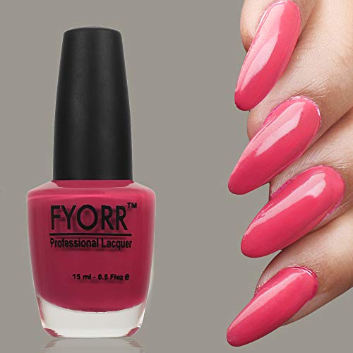 Image of Sweet Pink Professional Nail Polish | Long Lasting, Quick Dry, Chip Resistant, High Shine Nail Paint | Smooth & Easy Application, Vibrant Trendy Shades for Women & Girls Party Daily Use 15ml